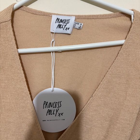 Princess Polly Tan Long Sleeve Dress - Picture 2 of 4